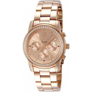 Invicta 11774 Women's Angel Quartz Chronograph Rose Gold Dial Watch