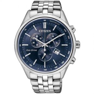Citizen AT2140-55L Men's Eco-Drive Tachymeter Blue Dial Watch