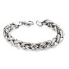 Fred Bennett B5057 Men's Stainless Steel Twisted Link Bracelet