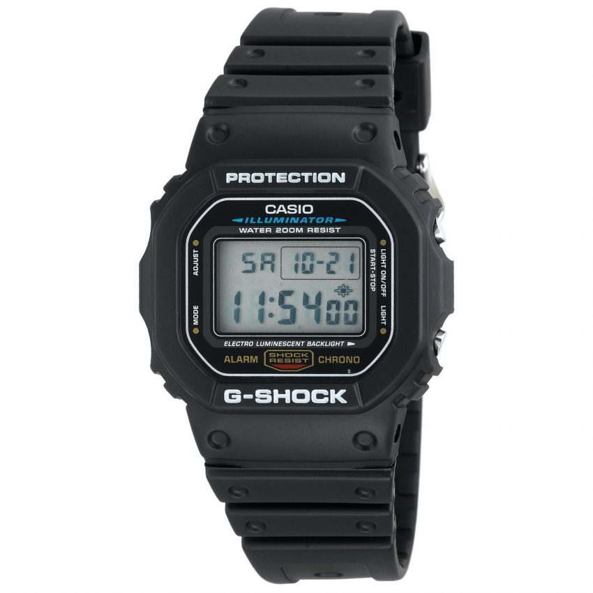 CASIO DW5600E-1V MEN’S BLACK STRAP G-SHOCK WATCH