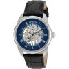 Invicta 23534 Men's Specialty Mechanical 3 Hand Blue Dial Patterned Leather Watch