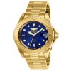 Invicta 26997 Men's Pro Diver Automatic Blue Dial Medium Gold Watch