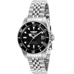 Invicta 29186 Women's Pro Diver Stainless Steel Black Dial Watch