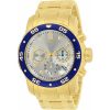 Invicta 80067 Men's Pro Diver Quartz Chronograph Silver Dial Large Size Watch