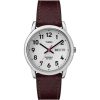 Timex T20041 Men's Easy Reader Brown Leather Strap Small Size Watch