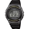 CASIO W-216H-1BVDF GENTS PL SPORT MEDIUM SIZE RESIN WATCH