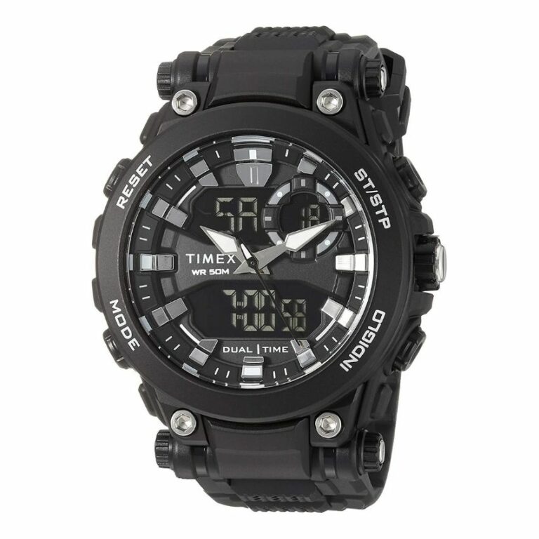 black resin watch