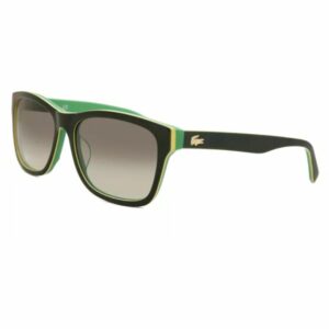 LACOSTE-L683S-(315) Unisex Green Gradient Square Sunglasses