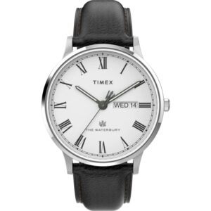 Timex T2U884 Men's Waterbury Classic Gunmetal Watch