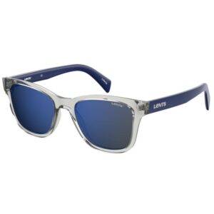 LEVI'S LV 1002/S-009V-XT Unisex Grey Blue Frame Sunglasses