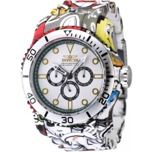 Invicta 47854 Men's Pro Diver Multifunction Silver Dial Aqua Watch 