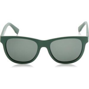 Lacoste L848S-315 Unisex Matte Green Square Sunglasses