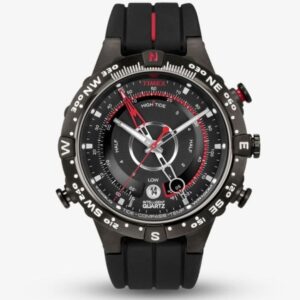 Timex T2N720 Men's Chronograph Tide Temp Silicone Watch