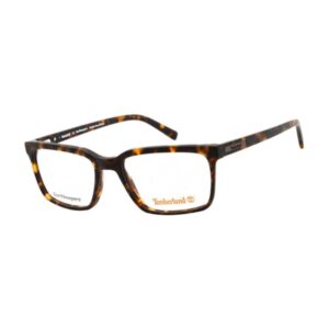 TIMBERLAND-TB1580-056 Men’s Havana Rectangular Frame Eyeglasses