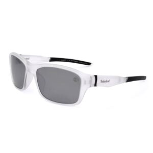 TIMBERLAND-TB9293-26D Unisex Crystal Rectangular Frame Polarized Sunglasses