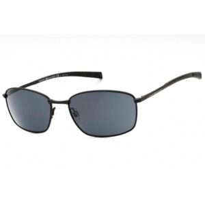 TOMMY HILFIGER-TH1768/S-003-IR Men’s Matte Black Rectangular Frame Grey Lens Sunglasses