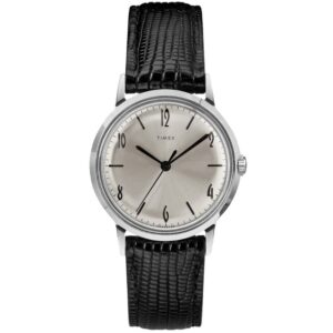 Timex TW2R47900 Men’s Chronograph Black Leather Strap Watch.