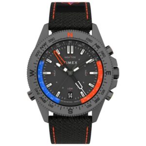 Timex TW2V03900 Men’s Standard Chronograph Black Fabric Strap Watch