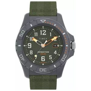 Timex TW2V40400 Men’s Expedition Freedive Ocean Recycled Fabric Strap Watch