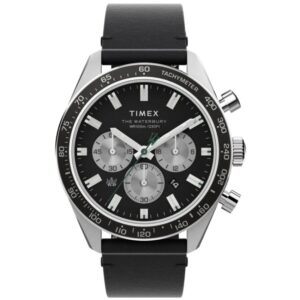 Timex TW2V42500 Men's  Waterbury Chronograph Quartz Leather Strap Watch
