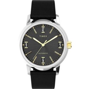 Timex TW2W33900 Men’s Marlin Automatic Leather Strap Watch