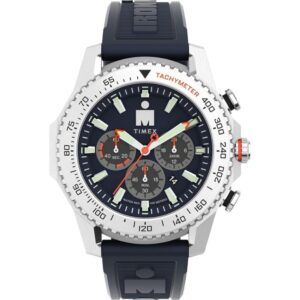 Timex TW2W55500 Men’s Ironman Adrenaline Pro Chronograph Blue Resin Strap Watch