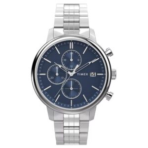 Timex TW2W67900 Men's Chicago Chronograph Stainless Steel Watch