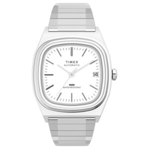 Timex TW2W70800 Men's Q Timex 1983 Reissue Automatic Stainless Steel Case with Expansion Band