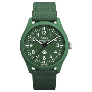 Timex TW2W71000 Men's Expedition Traprock BioCeramic Case with Green Fabric Strap