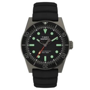 Timex TW2W74700 Men's Deepwater Reef 200 Quartz Black Dial Dive Watch