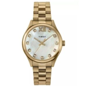 Timex TW2W85400 Women's Legacy 3-Hand Gold-Tone Bracelet watch