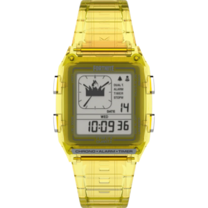 Timex X Fortnite TW2W96600 Game On LCA Resin Yellow Digital Watch