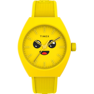 Timex X Fortnite TW2W96700 Urban Pop Eco Ceramic Case Yellow Strap Watch