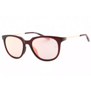 UNDER-ARMOUR-UA-CIRCUIT-0IMM-0J Unisex Red Crystal Round Frame Rose Gold Mirror Lens Sunglasses