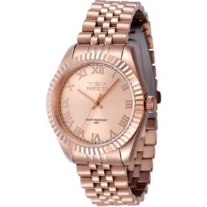 Invicta 47419 Women's Specialty Quartz 36mm Rose Gold-Tone Stainless Steel Case Rose Gold Dial Rose Gold-Tone Stainless Steel Bracelet Watch