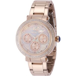 Invicta 48863 Women's Bolt Quartz 37mm Rose Gold-Tone Stainless Steel Case Mother-of-Pearl Dial Rose Gold-Tone Stainless Steel Bracelet Watch